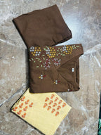 The Olive Grove Embroidered Flare Kurta Set