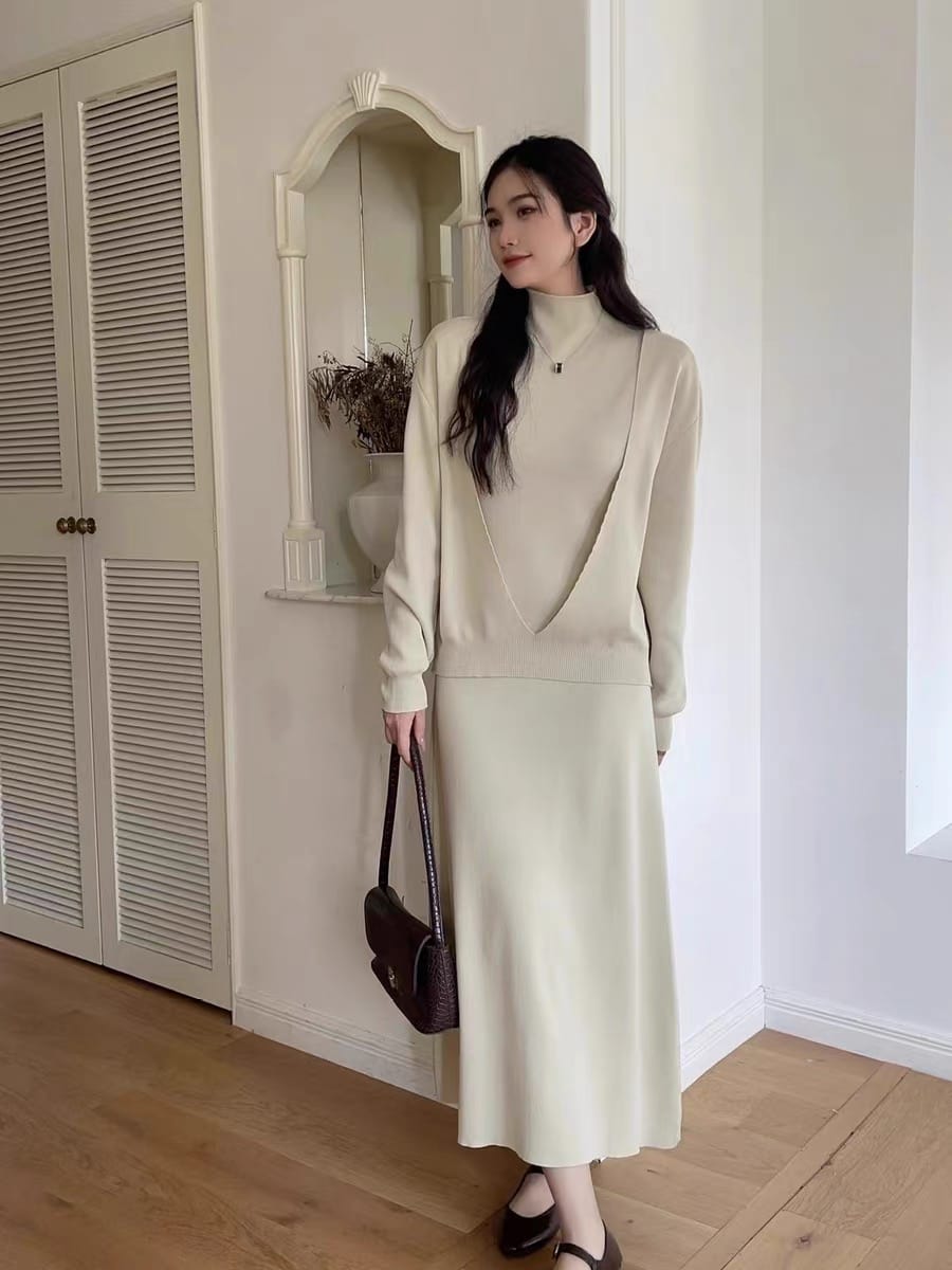 The Effortless Chic Knit Dress Set