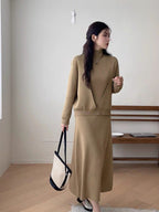 The Effortless Chic Knit Dress Set