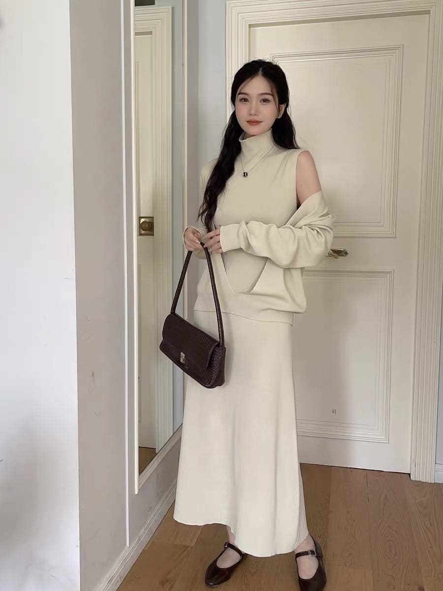 The Effortless Chic Knit Dress Set