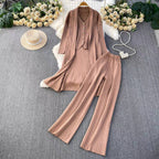 The Luxe Ribbed Knit 3-Piece Loungewear Set