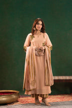 The Artisanal Linen Embroidered Suit Set