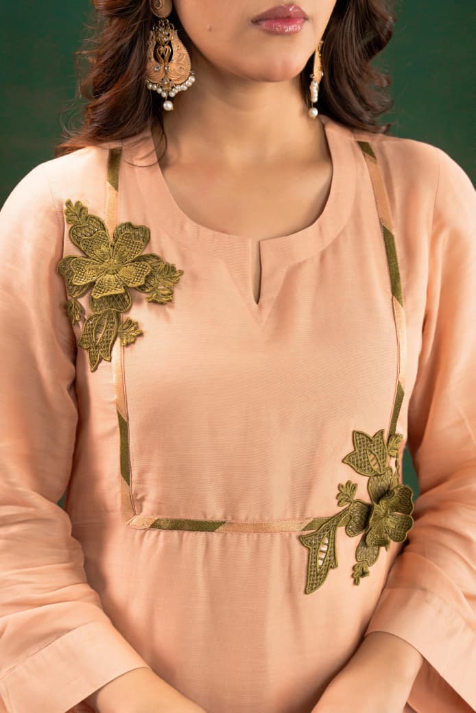 The Artisanal Linen Embroidered Suit Set