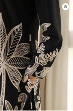 Monochrome Palm Breeze Co-ord Set