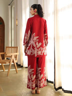 Monochrome Palm Breeze Co-ord Set