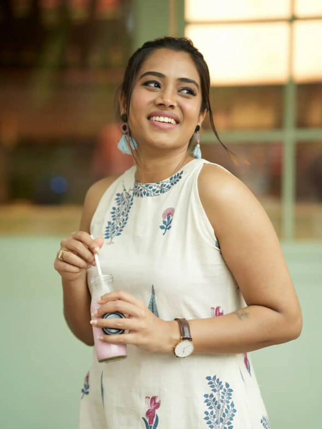 The Juniper Breeze Cotton Tunic and Pant Set