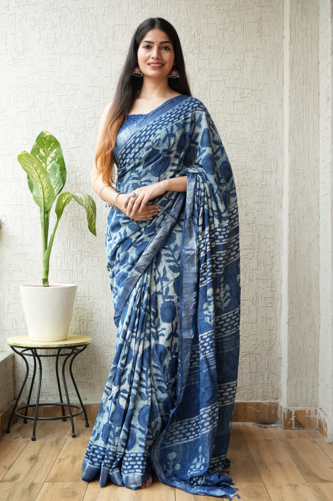 The Azure Texture Drape