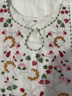 The Flared White Cotton Suit