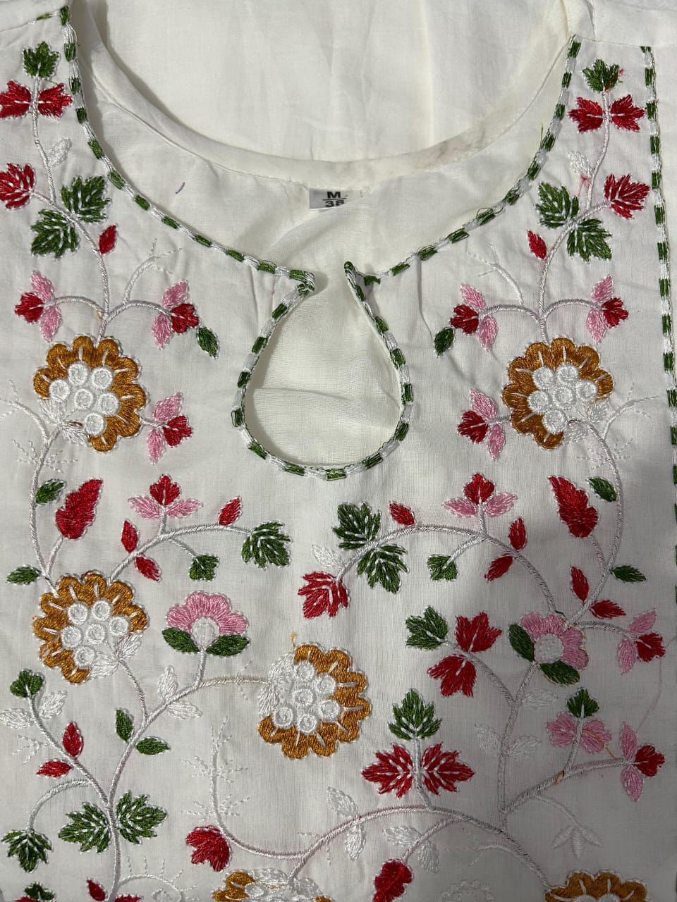 The Flared White Cotton Suit