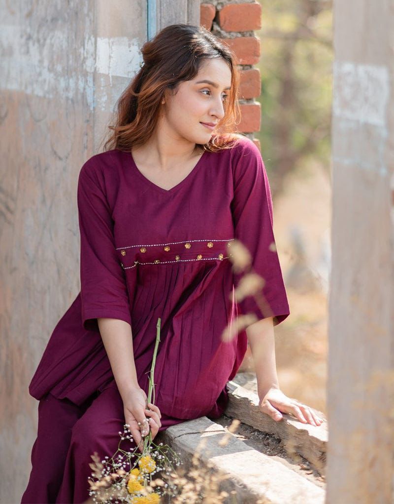 The "Blissful Berry" Pure Cotton Co-ord Set