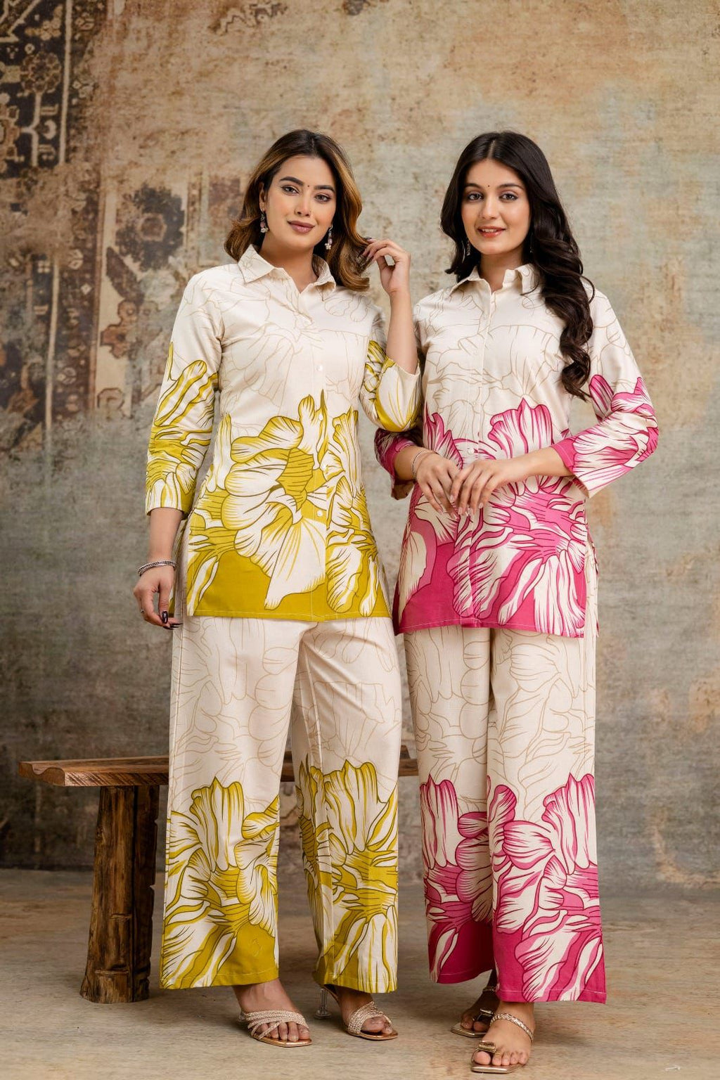 Petal Soft" Pure Cotton Floral Co-ord Set