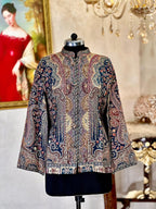 Noor Kalamkani Heritage Jacket – Emerald Edition