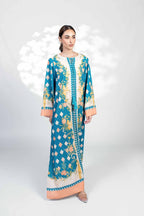 Nayab Azure Blossom Long Tunic