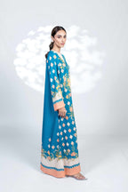 Nayab Azure Blossom Long Tunic