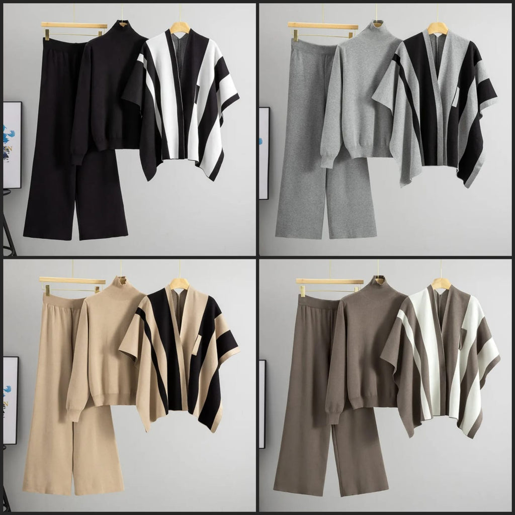 Luxe Cozy Striped Co-ord Set