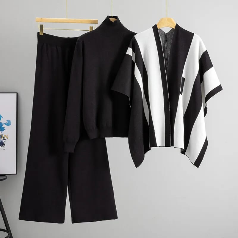 Luxe Cozy Striped Co-ord Set