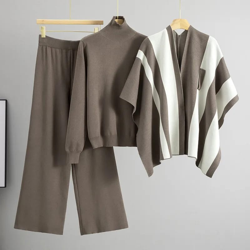 Luxe Cozy Striped Co-ord Set