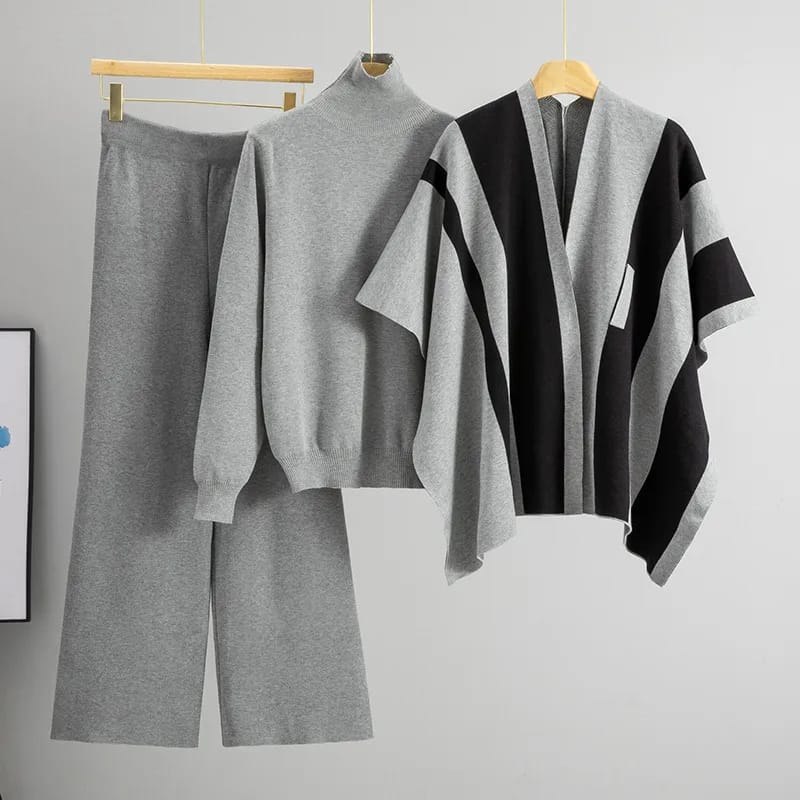 Luxe Cozy Striped Co-ord Set