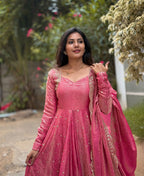 Zareen Shine & Drape Anarkali Ensemble