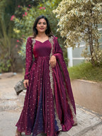 Zareen Shine & Drape Anarkali Ensemble