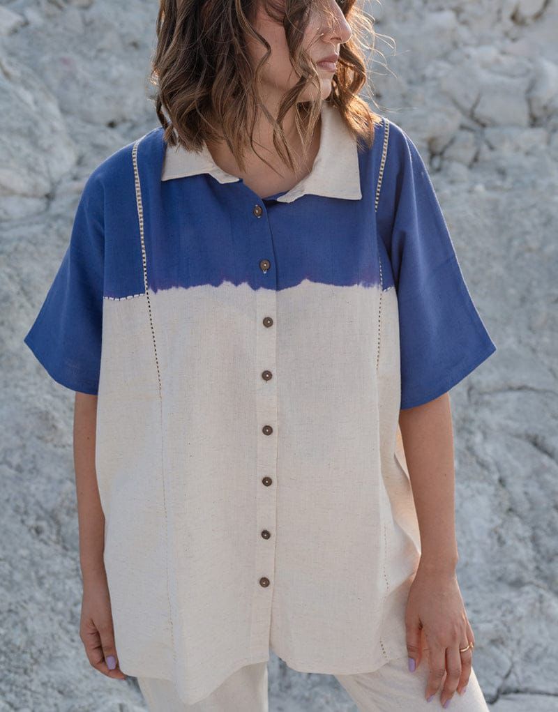 Coastal Chill" Cotton Slub Co-ord Set