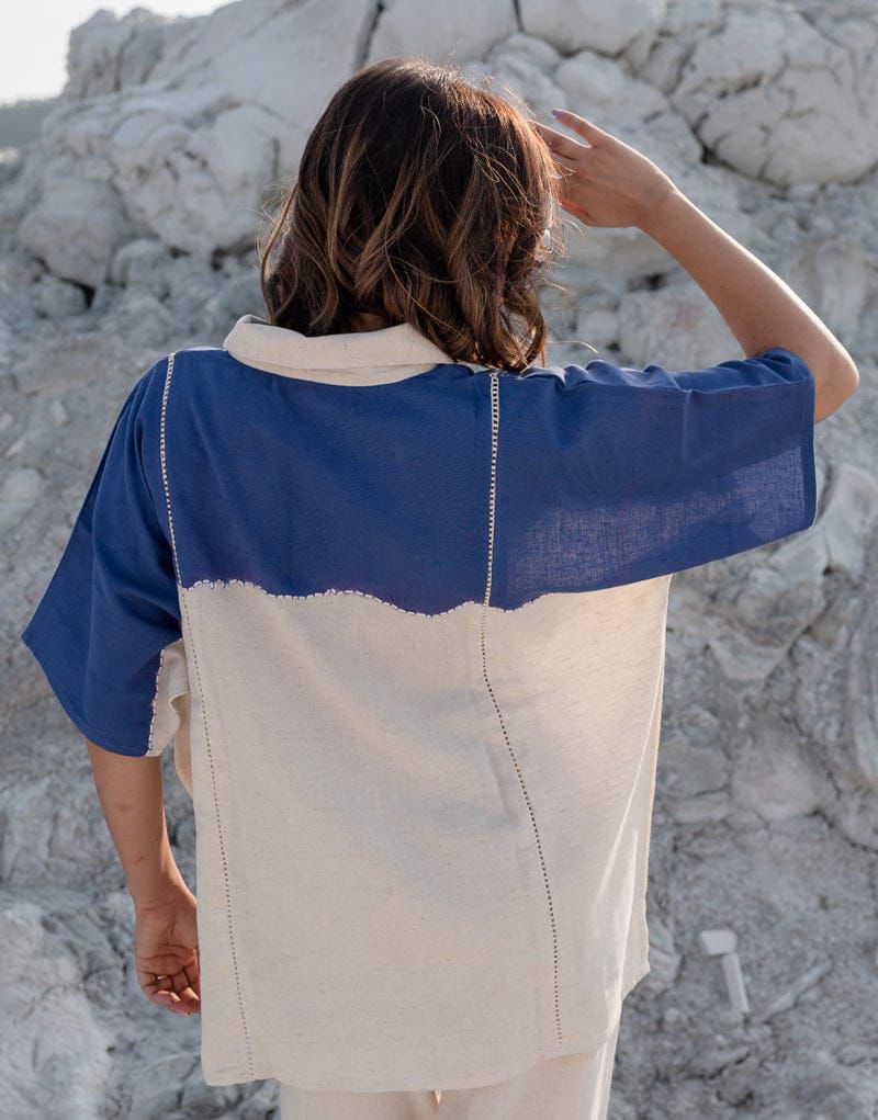 Coastal Chill" Cotton Slub Co-ord Set